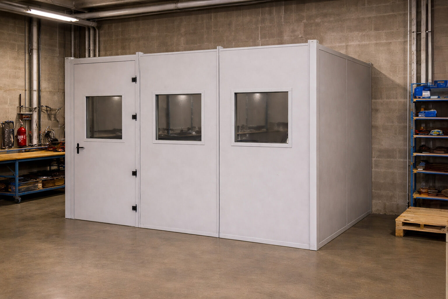soundproof cabin   noise reduction